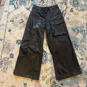 Central Park West Leather Pants